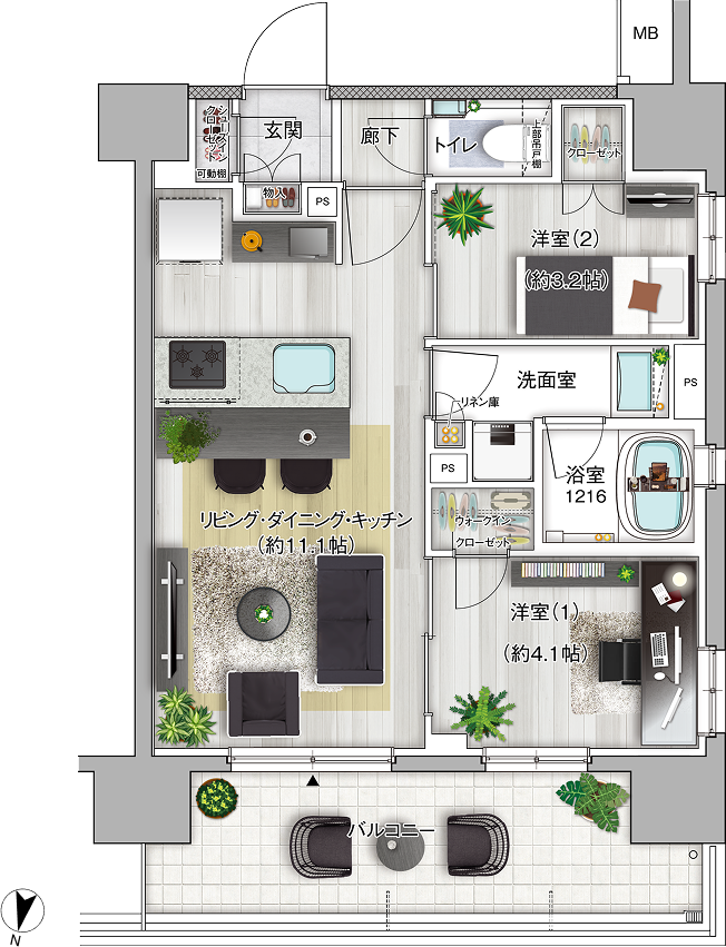 C type 間取り